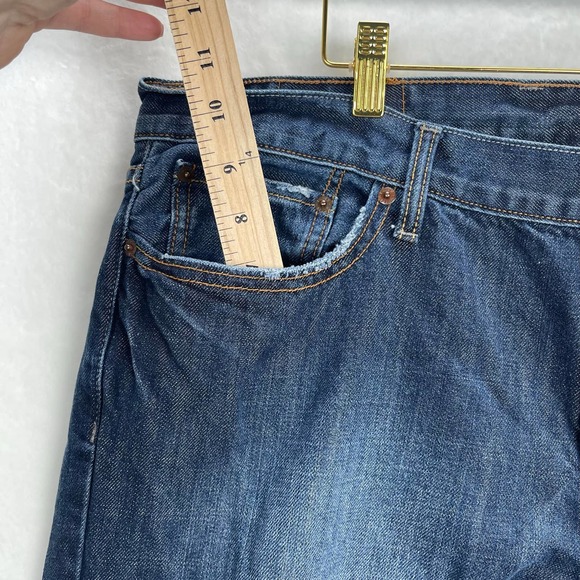 Lucky Brand 361‎ Vintage Straight Short Inseam Men's Jeans Dark Wash 38x28 - Picture 4 of 11